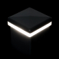 Preview: Torblinklicht LED für Torpfosten 100 x 100 weiß leuchtend