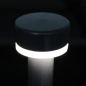 Preview: Pfostenleuchte LED für Zaunpfosten rund Ø 76 Pfosten leuchtend