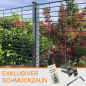 Mobile Preview: Schmuckzaun Linea Komplett-Set inkl. Zaunpfosten Typ AL
