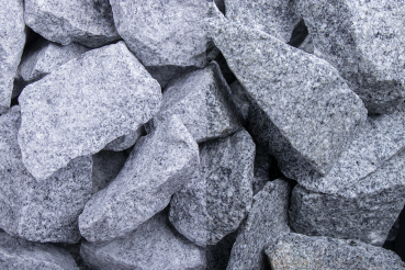 Granit Grau Steinschlag, 32-56mm trocken und naß
