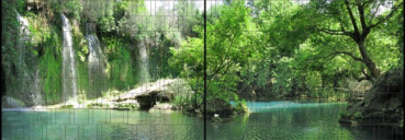 Sichtschutz DECO-LINE "Grotte" 1,8m x 5m Breite
