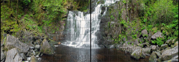 Sichtschutz DECO-LINE "Wasserfall" 1,8m x 5m Breite