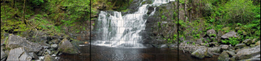 Sichtschutz DECO-LINE "Wasserfall" 1,8m x 7,5m Breite