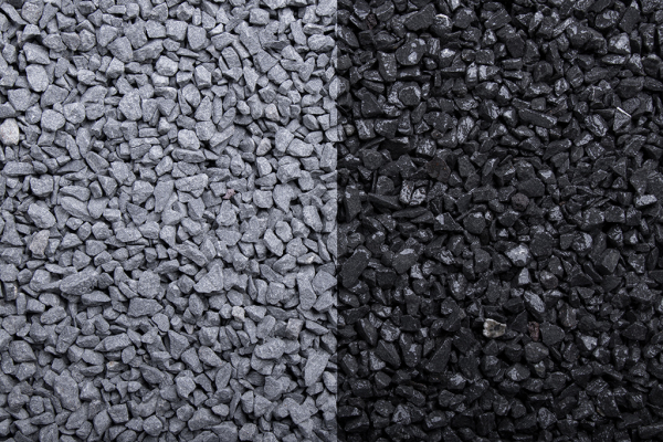 Basalt 2 - 5mm trocken und naß