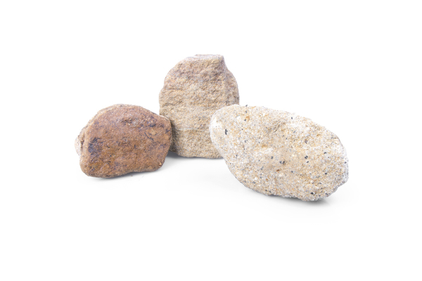 Sandstein Gelb Grau Gabionensteine, 56-100mm 3 Steine