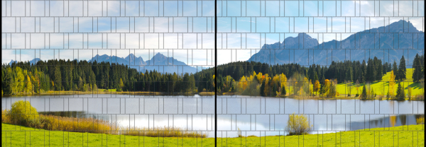 Sichtschutz DECO-LINE "Bavaria" 1,8m x 5m Breite