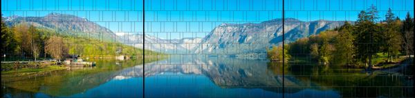 Sichtschutz DECO-LINE "Fjord" 1,8m x 7,5m Breite