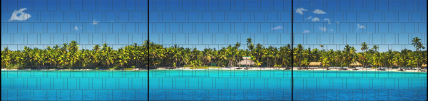 Sichtschutz DECO-LINE "Palm Beach" 1,8m x 7,5m Breite